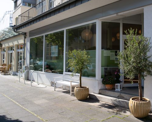 Studio außen Schaufenster